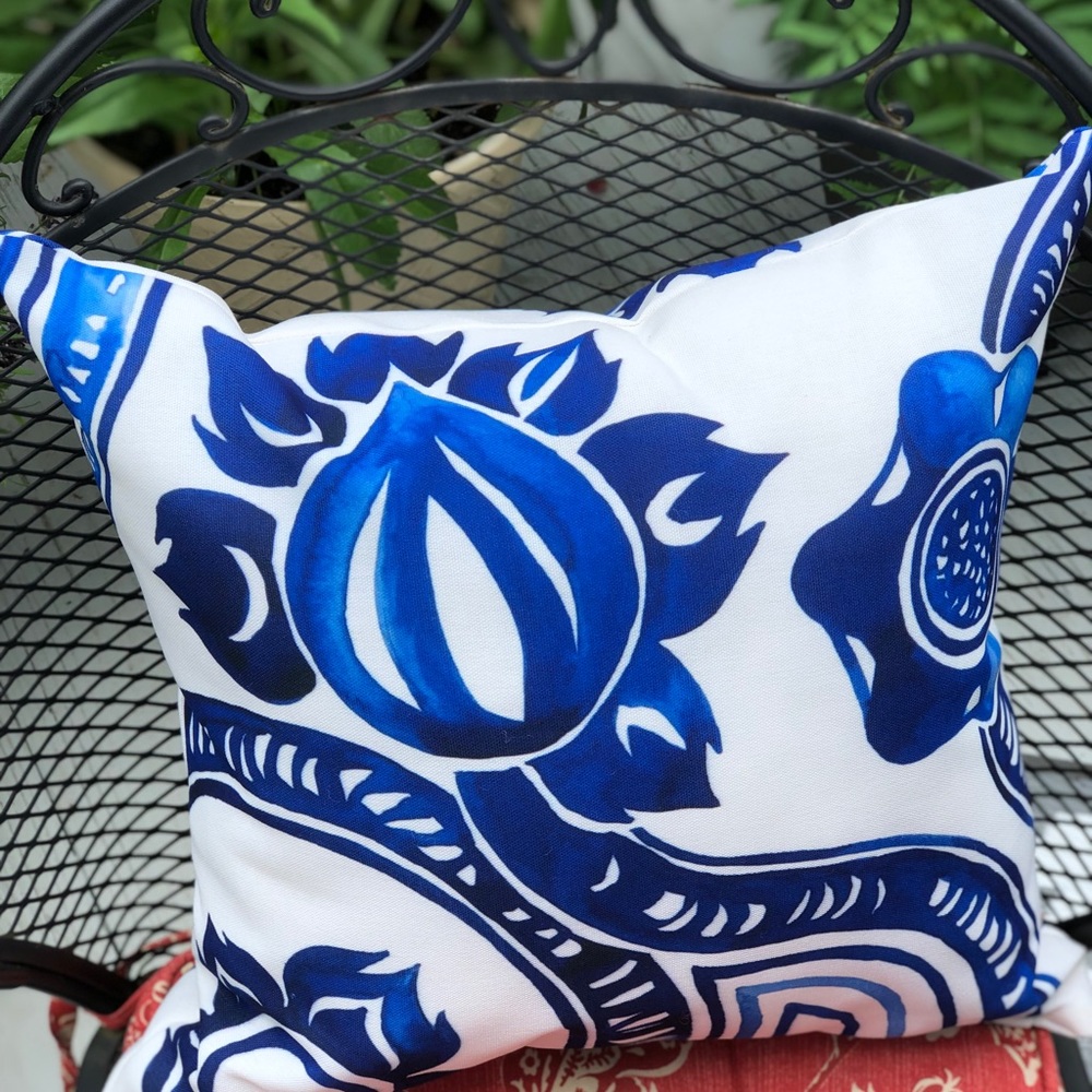 Outdoor & Indoor, Pillow. Custom made. Pre-stuffed
